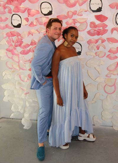 (L-R) James Clements and Fikile Mthwalo | photo by Joe Pietropaolo (c) WWTNS Photo